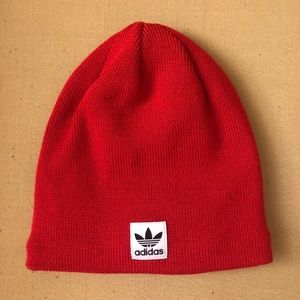 NWOT Adidas Red Beanie